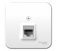 Телефонная розетка RJ11 Schneider Electric Blanca BLNIA011001, ИЗОЛ.ПЛ., Белый