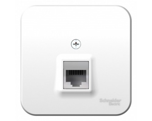 Компьютерная розетка  RJ45, кат. 5е Schneider Electric Blanca BLNIA045001, ИЗОЛ.ПЛ., Белый