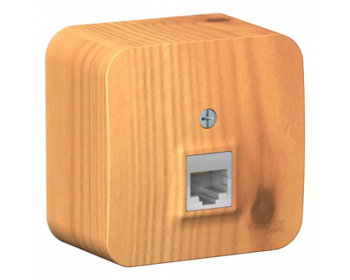 Компьютерная розетка  RJ45, кат. 5е Schneider Electric Blanca BLNIA045005, ИЗОЛ.ПЛ., Ясень