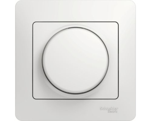 Светорегулятор (диммер) поворотный, 300Вт, в сборе, Schneider Electric Glossa, GSL000134, Белый
