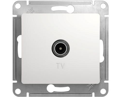 TV антенна коннектор Schneider Electric Glossa,  GSL000193, Белый