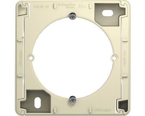 Коробка для наружного монтажа (подъемная коробка) Schneider Electric Glossa, GSL000200, Бежевый