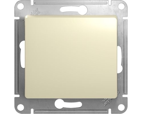 Выключатель с самовозвратом Schneider Electric Glossa, GSL000215, Бежевый