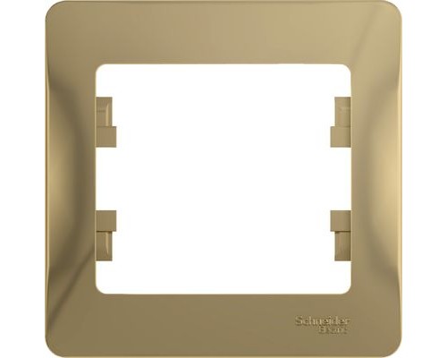 Рамка одноместная Schneider Electric Glossa, GSL000401, Титан