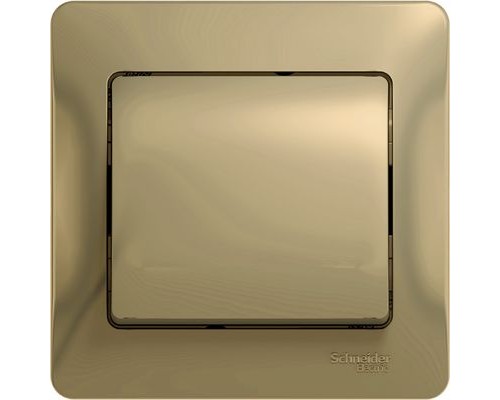 Выключатель 1-клавишный в сборе Schneider Electric Glossa, GSL000412, Титан