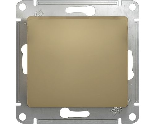 Выключатель с самовозвратом Schneider Electric Glossa, GSL000415, Титан