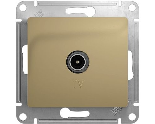 TV антенна коннектор Schneider Electric Glossa, GSL000493, Титан