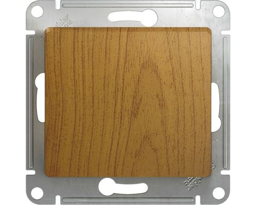 Выключатель 1-клавишный Schneider Electric Glossa, GSL000511,  Дуб