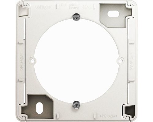 Коробка для наружного монтажа (подъемная коробка) Schneider Electric Glossa, GSL000600, Перламутр