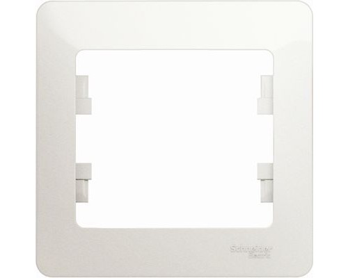Рамка одноместная Schneider Electric Glossa, GSL000601, Перламутр
