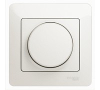 Светорегулятор (диммер) поворотно-нажимной , LED, RC, 630Вт/ВА, в сборе, Schneider Electric Glossa, GSL000637, Перламутр