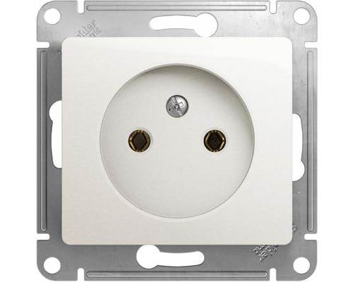 Розетка без заземления, Schneider Electric Glossa, GSL000641, Перламутр