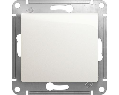 1-клавишный перекрестный выключатель (переключатель)  Schneider Electric Glossa, GSL000671, Перламутр