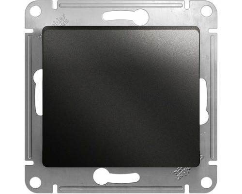 Выключатель с самовозвратом Schneider Electric Glossa, GSL000715,  Антрацит