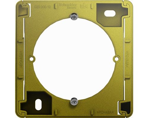 Коробка для наружного монтажа (подъемная коробка) Schneider Electric Glossa, GSL001000, Фисташковый