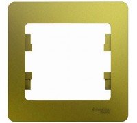Рамка одноместная Schneider Electric Glossa, GSL001001,  Фисташковый
