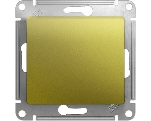 1-клавишный перекрестный выключатель (переключатель)  Schneider Electric Glossa, GSL001071,  Фисташковый