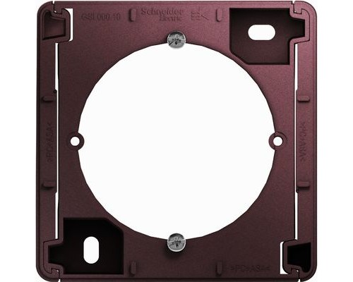 Коробка для наружного монтажа (подъемная коробка) Schneider Electric Glossa, GSL001100, Баклажановый