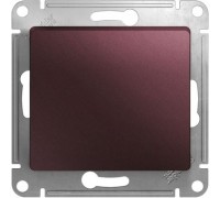 Выключатель 1-клавишный Schneider Electric Glossa, GSL001111,  Баклажановый