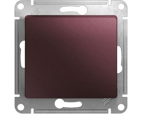 1-клавишный перекрестный выключатель (переключатель)  Schneider Electric Glossa, GSL001171,  Баклажановый