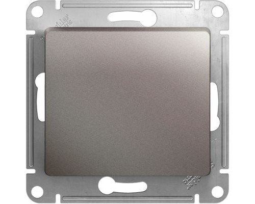 Выключатель с самовозвратом Schneider Electric Glossa, GSL001215,  Платина