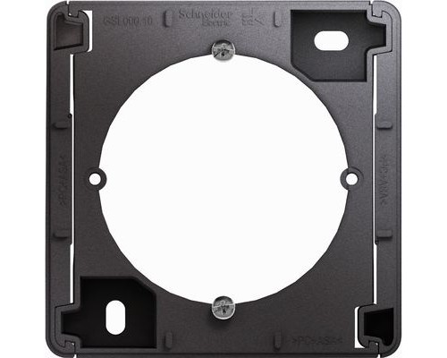 Коробка для наружного монтажа (подъемная коробка) Schneider Electric Glossa, GSL001300, Графит