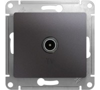 TV розетка оконечная 1DB Schneider Electric Glossa, GSL001391, Графит