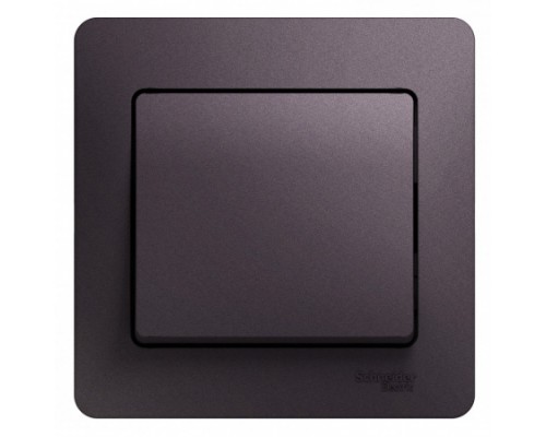 Выключатель 1-клавишный в сборе Schneider Electric Glossa, GSL001412, Сиреневый туман