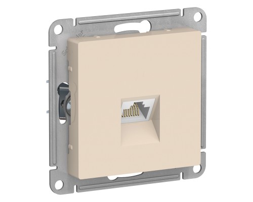 Компьютерная розетка RJ45 Schneider Electric AtlasDesign ATN000283, Бежевый