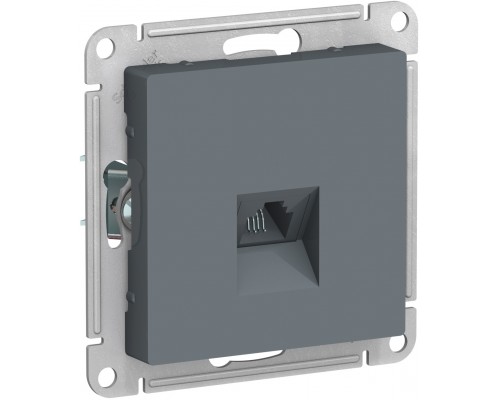 Телефонная розетка RJ11 Schneider Electric AtlasDesign ATN000781, Грифель