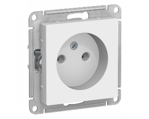 Розетка без заземления Schneider Electric AtlasDesign ATN000141, Белый
