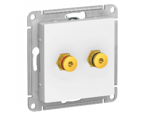 Аудиорозетка двухместная Schneider Electric AtlasDesign ATN000187, Белый