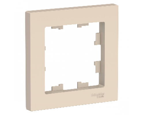 Рамка одноместная Schneider Electric AtlasDesign ATN000201, БЕЖЕВЫЙ