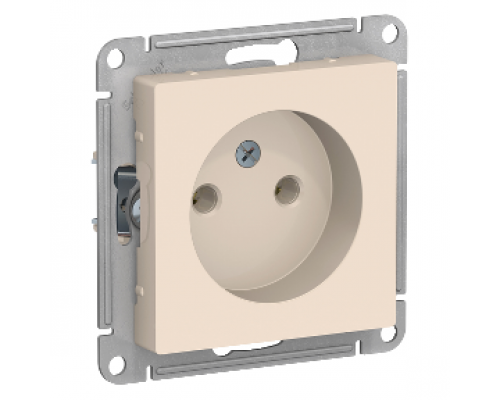 Розетка без заземления Schneider Electric AtlasDesign ATN000241, Бежевый