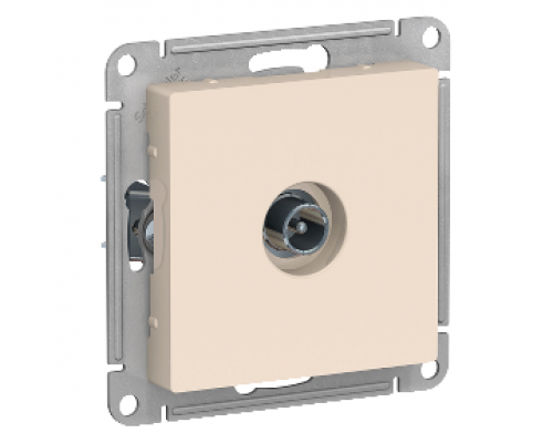 TV розетка проходная 4DB Schneider Electric AtlasDesign ATN000292, Бежевый