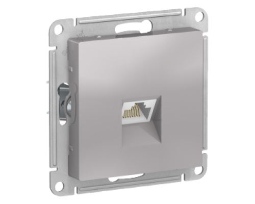 Компьютерная розетка RJ45 Schneider Electric AtlasDesign ATN000383, Алюминий 