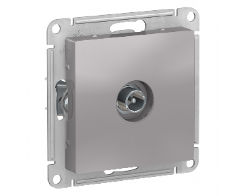 TV розетка оконечная 1DB Schneider Electric AtlasDesign ATN000391, Алюминий 