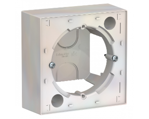 Коробка для наружного монтажа (подъемная коробка) Schneider Electric AtlasDesign, ATN000400, ЖЕМЧУГ