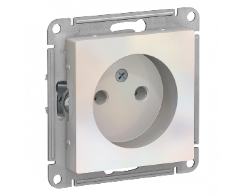 Розетка без заземления Schneider Electric AtlasDesign ATN000441, Жемчуг