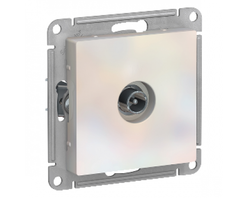 TV розетка оконечная 1DB Schneider Electric AtlasDesign ATN000491, Жемчуг