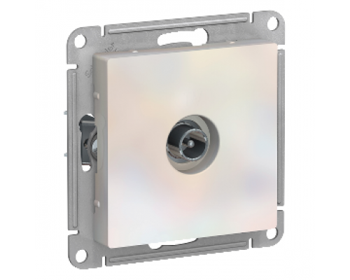 TV розетка проходная 4DB Schneider Electric AtlasDesign ATN000492, Жемчуг