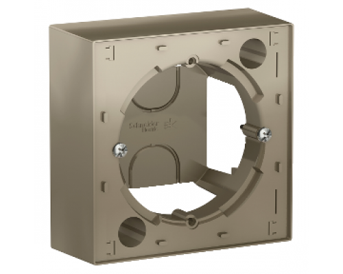 Коробка для наружного монтажа (подъемная коробка) Schneider Electric AtlasDesign, ATN000500, ШАМПАНЬ