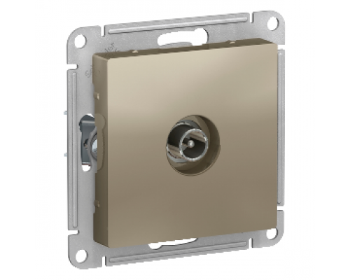 TV розетка оконечная 1DB Schneider Electric AtlasDesign ATN000591, Шампань