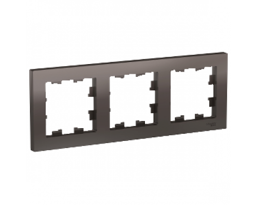 Рамка трехместная Schneider Electric AtlasDesign, универсальная ATN000603, МОККО