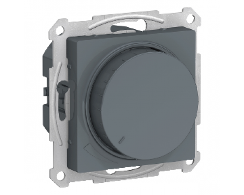 Светорегулятор (диммер) поворотно-нажимной Schneider Electric AtlasDesign ATN000734, Грифель