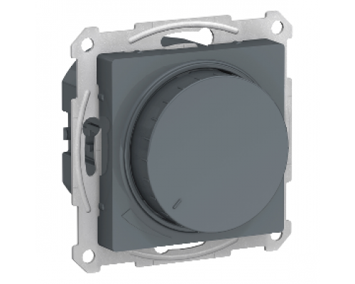 Светорегулятор (диммер) поворотно-нажимной Schneider Electric AtlasDesign ATN000736, Грифель