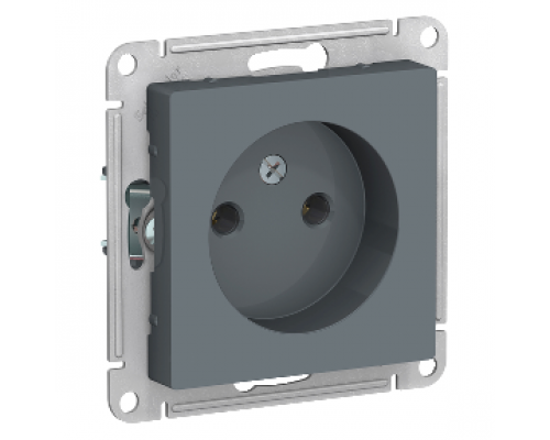 Розетка без заземления Schneider Electric AtlasDesign ATN000741, Грифель