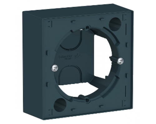 Коробка для наружного монтажа (подъемная коробка) Schneider Electric AtlasDesign, ATN000800, ИЗУМРУД