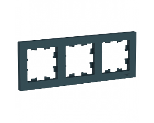 Рамка трехместная Schneider Electric AtlasDesign, универсальная ATN000803, ИЗУМРУД