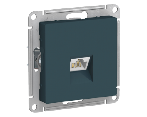 Компьютерная розетка RJ45 Schneider Electric AtlasDesign ATN000883, Изумруд